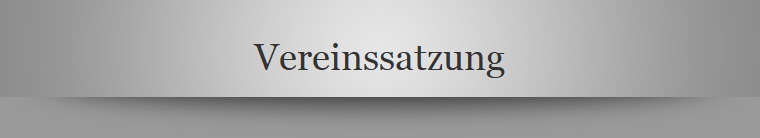 Vereinssatzung